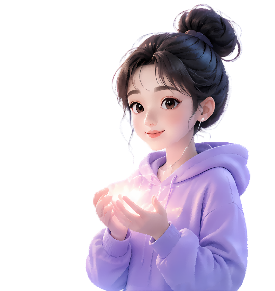朴银 AI 疗愈师形象